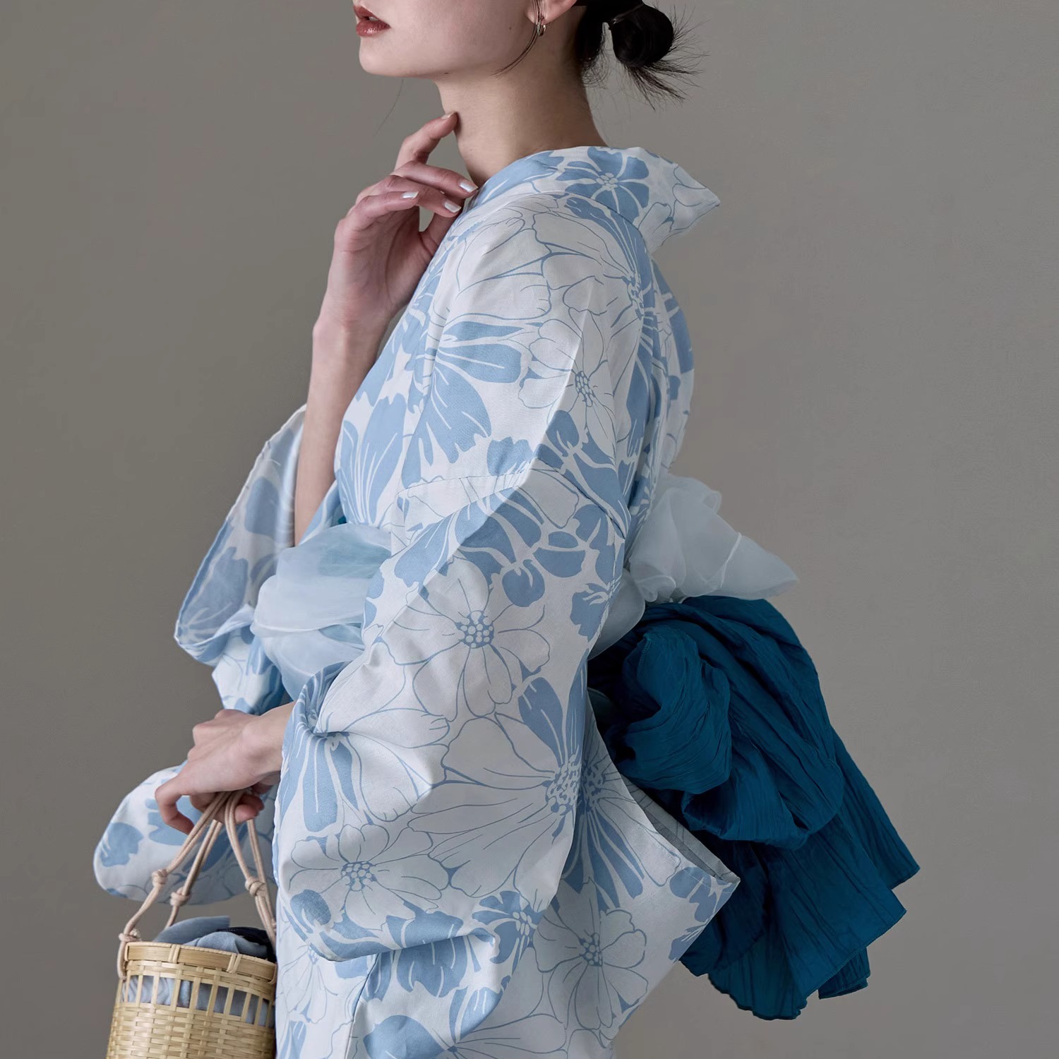 Kimono Yukata Cotton - Robe Yukata Kimono Traditionnelle en Coton