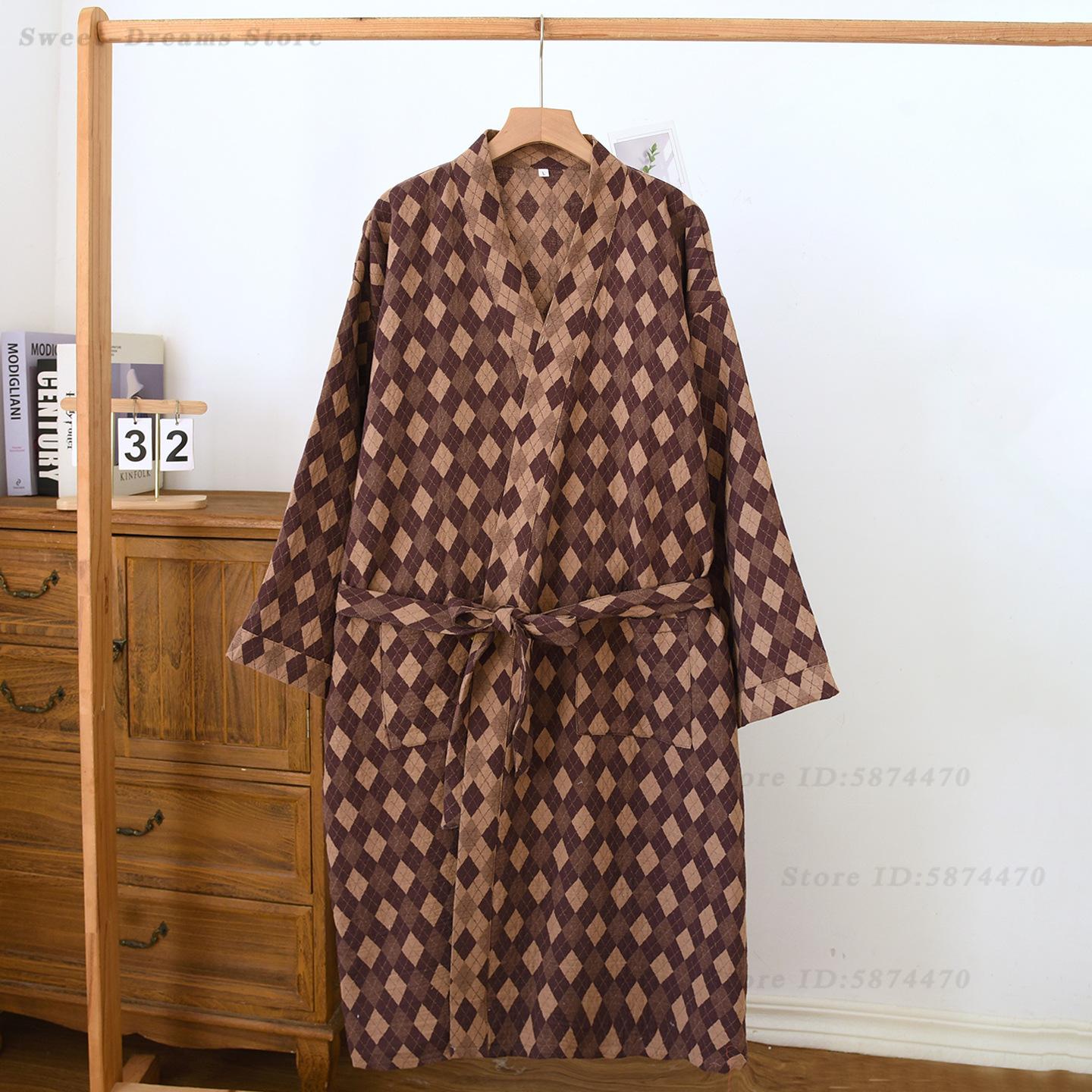 Kimono Yukata Cotton - Robe de chambre en coton pour