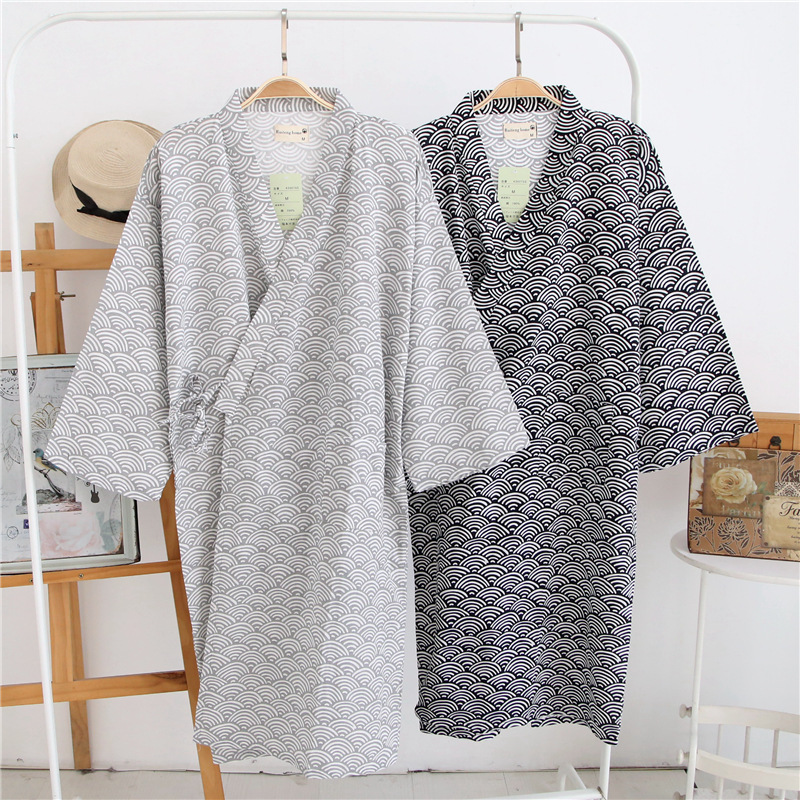Robe en gaze de coton pour hom - Kimono Yukata Cotton avis et prix