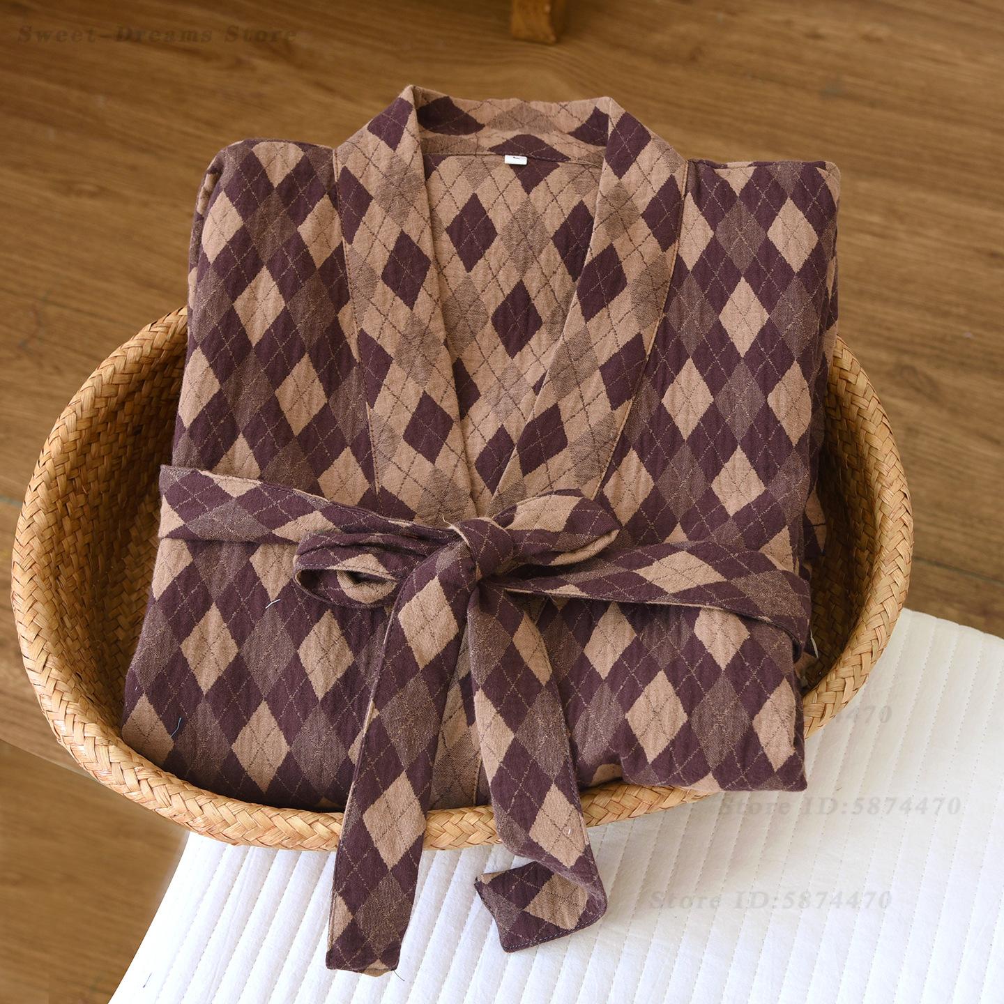 Robe de chambre en coton pour  - Kimono Yukata Cotton avis et prix